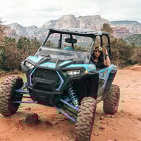 ATV parked on mountain