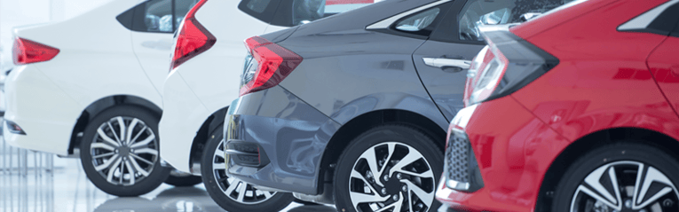 cars in a line