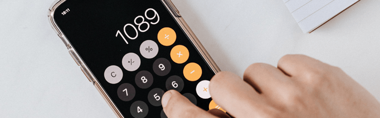 cell phone calculating if 0 apr deals or rebates are better