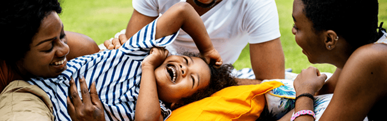 family laughing