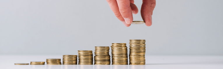stacking coins