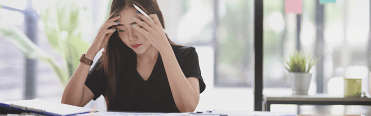 stressed woman