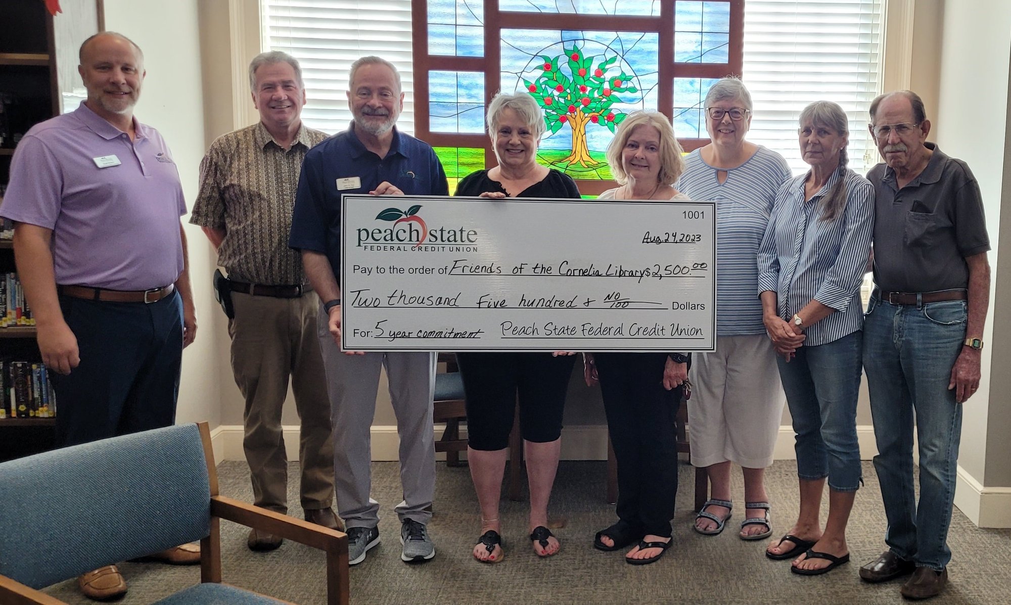 Friends of the Cornelia Library Donation Image