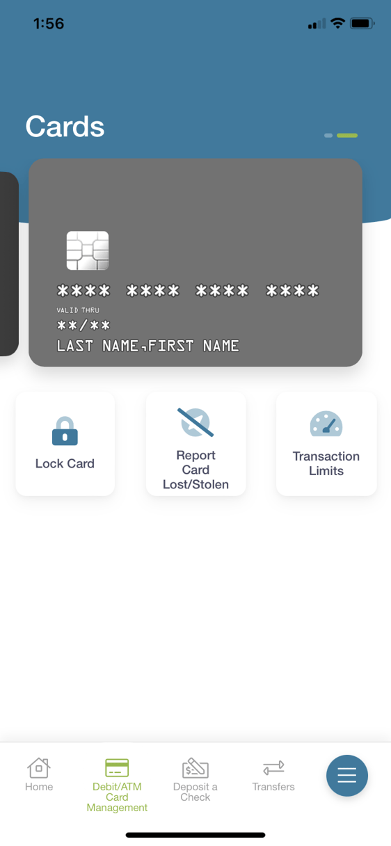 Debit Card Management