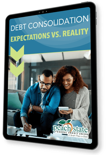 Debt Consolidation Expectations vs Reality eBook Guide Cover