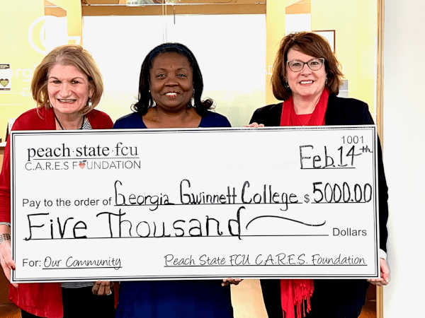 GGC Scholarship Check Presentation