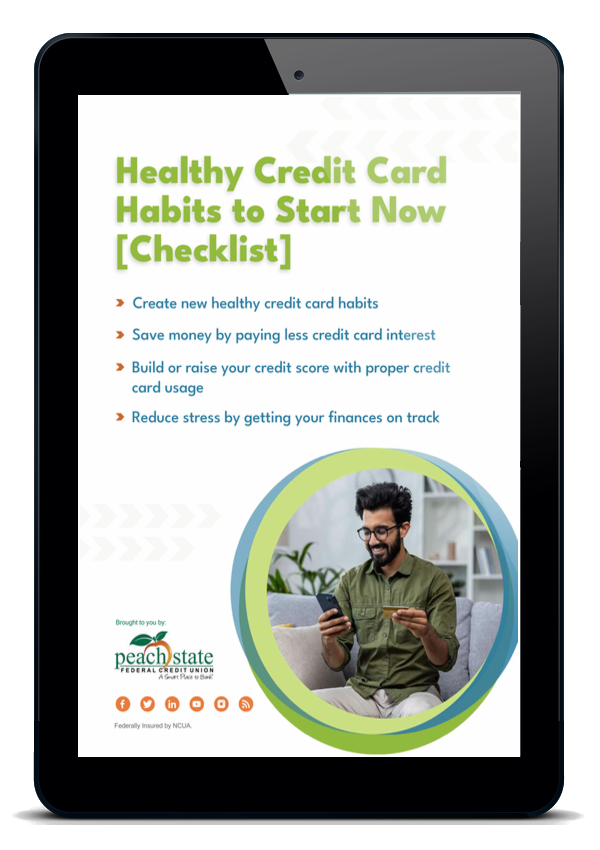 Healthy Credit Card Habits to Start Now Checklist Cover Clear Background