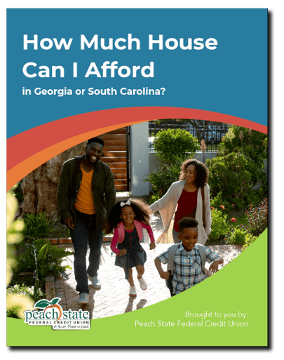 How Much House Can I Afford In Georgia or South Carolina eBook Guide Cover