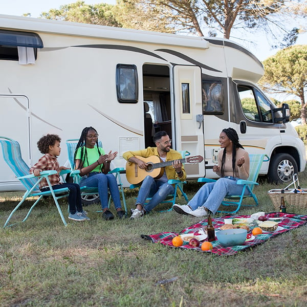 Group enjoys music on camp trip