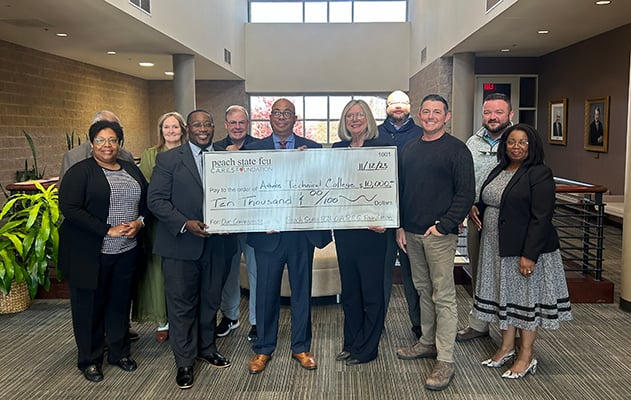 Athens Technical College check donatin