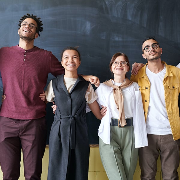 Teachers pose for group photo