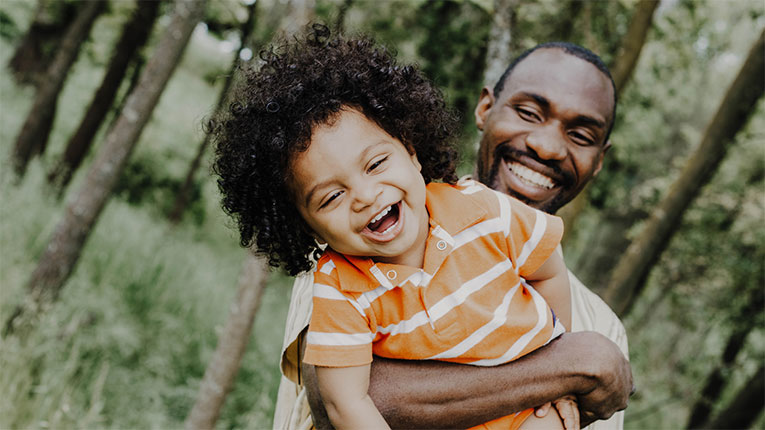A new unsecured loan helped this dad and son celebrate and laugh together.