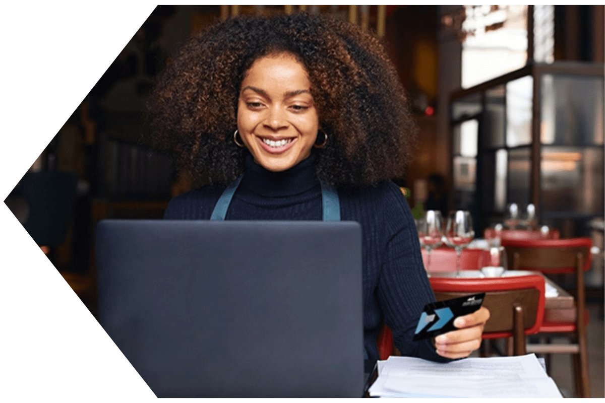 Business owner uses PSFCU business visa credit card to make orders for her resturant Business owner uses PSFCU business visa credit card to make orders for her resturant