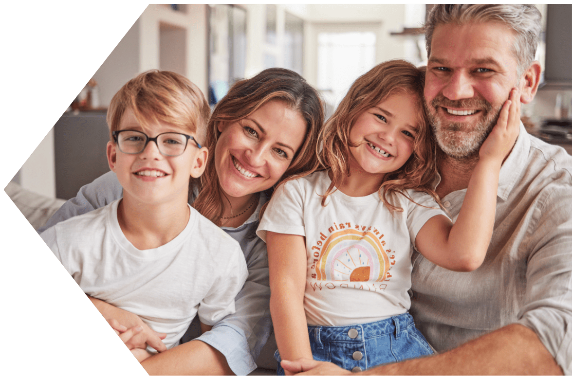 Family happy with their Money Market Account from Peach State FCU