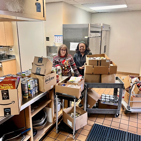 Home of Hope at Gwinnett Childrens Shelter food pantry donation